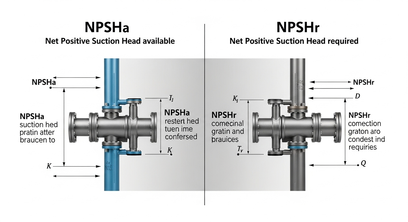 Analisis NPSH untuk pam kimia: Perbezaan antara NPSHA dan NPSHR