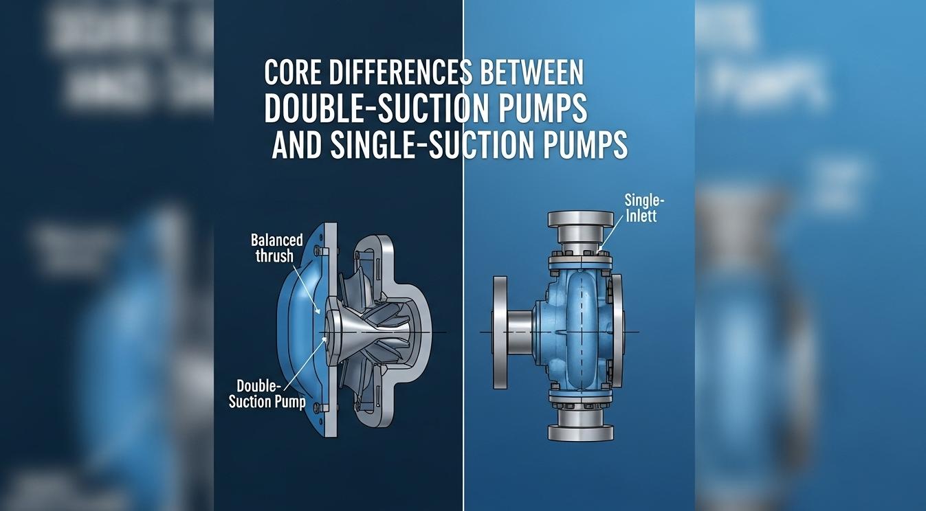 Core Differences Between Double-Suction Pumps and Single-Suction Pumps